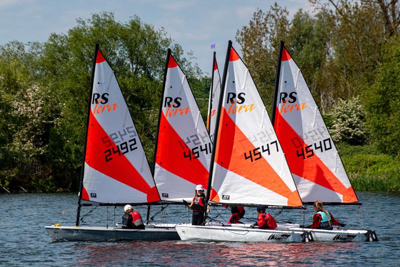 P&B Northamptonshire Youth Series at Middle Nene photo copyright David Livingstone taken at Middle Nene Sailing Club and featuring the RS Tera class