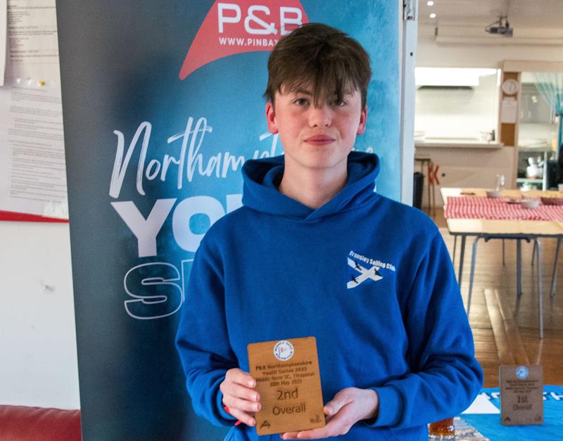Harry Ambery, second overall - P&B Northamptonshire Youth Series at Middle Nene photo copyright David Livingstone taken at Middle Nene Sailing Club and featuring the RS Tera class