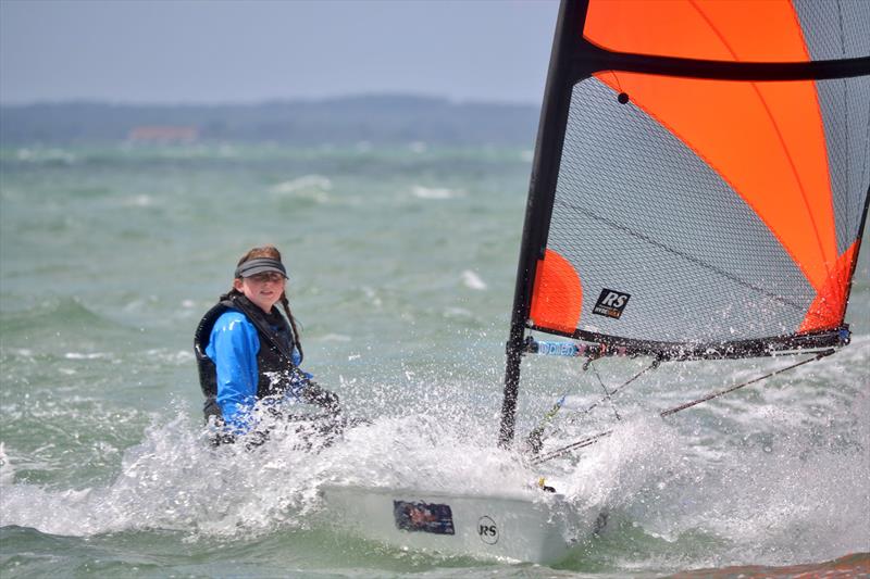 RS Tera Open at Gurnard Sailing Club photo copyright Jenny Preston taken at Gurnard Sailing Club and featuring the RS Tera class