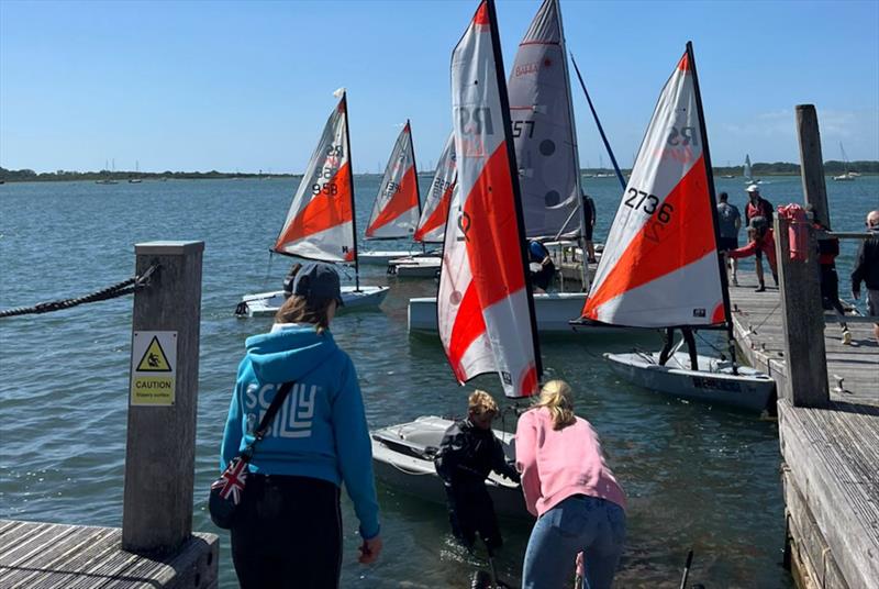Getting ready to race in the Junior Regatta - Emsworth SC has been awarded Platinum Clean Regattas accreditation - photo © ESC