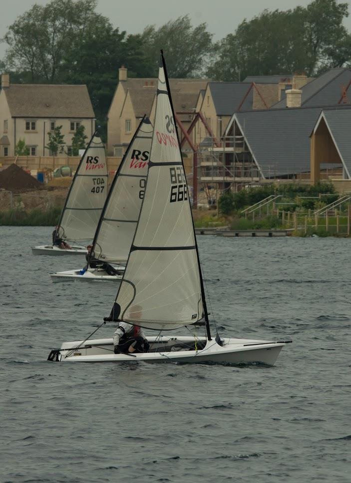 RS Vareo at the South Cerney Asymmetric Regatta photo copyright Tim Hampton taken at South Cerney Sailing Club and featuring the RS Vareo class