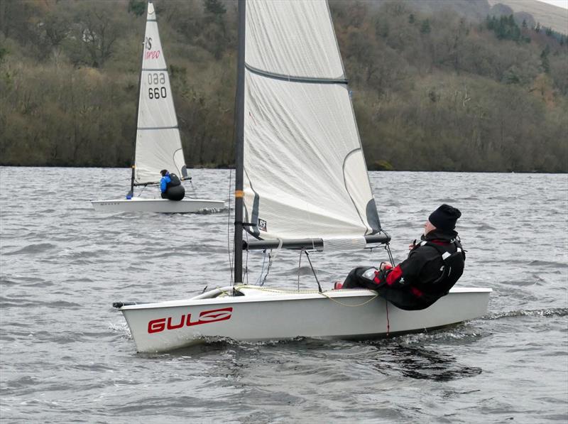 RS Vaero Inlands at Bala photo copyright John Hunter taken at Bala Sailing Club and featuring the RS Vareo class