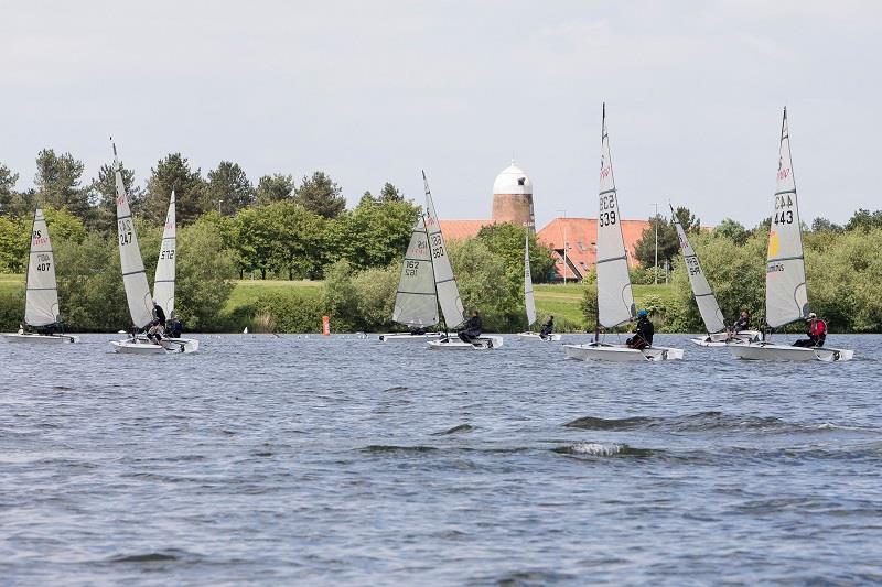 Approaching the windward mark during the RS Vareo Inlands at the Illuminis Asymmetric Regatta photo copyright Kate Everall Photography taken at Milton Keynes Sailing Club and featuring the RS Vareo class