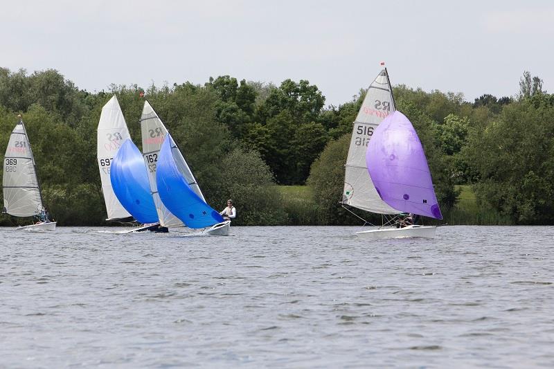Catching a gust downwind during the RS Vareo Inlands at the Illuminis Asymmetric Regatta photo copyright Kate Everall Photography taken at Milton Keynes Sailing Club and featuring the RS Vareo class