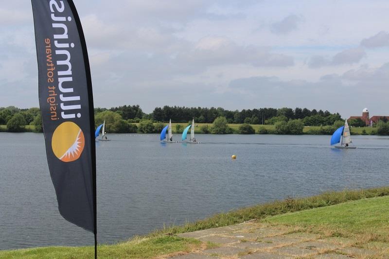 Four spinnakers - Illuminis RS Vareo Open - photo © Milton Keynes Sailing Club