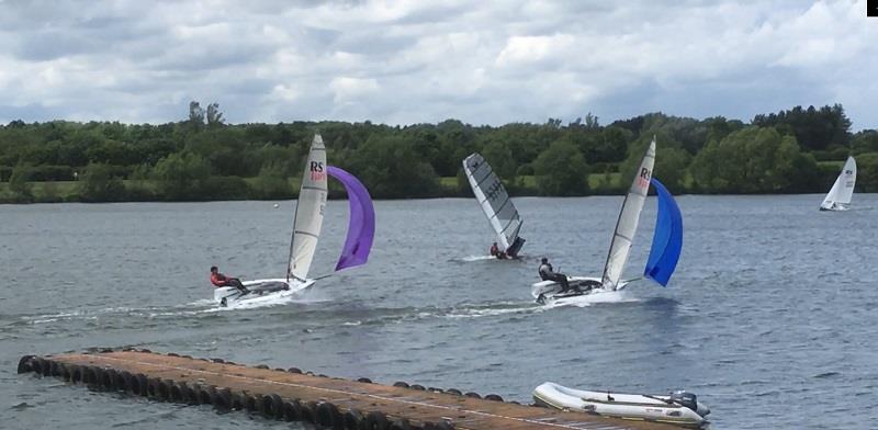 Cheryl and Howard - RS Vareo Illuminis Inland Championship 2019 - photo © Milton Keynes Sailing Club