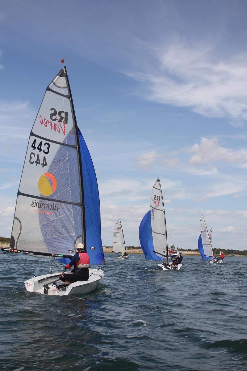 All downwind - RS Vareo Nationals photo copyright Becky Dicker taken at  and featuring the RS Vareo class