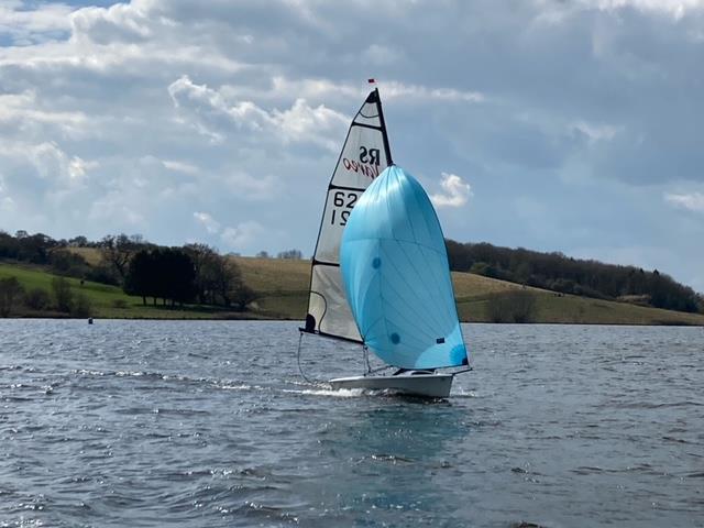 Luke Fisher during the RS Vareo Sprints at Rutland photo copyright Don Munro taken at Rutland Sailing Club and featuring the RS Vareo class