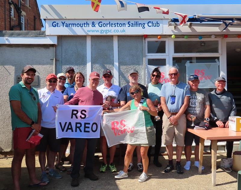 Competitors in the Noble Marine RS Vareo Nationals at Great Yarmouth & Gorleston SC - photo © GYGSC