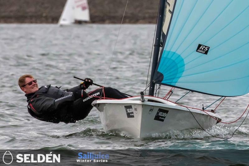 Luke Fisher during the GJW Direct Bloody Mary photo copyright Tim Olin / www.olinphoto.co.uk taken at Queen Mary Sailing Club and featuring the RS Vareo class