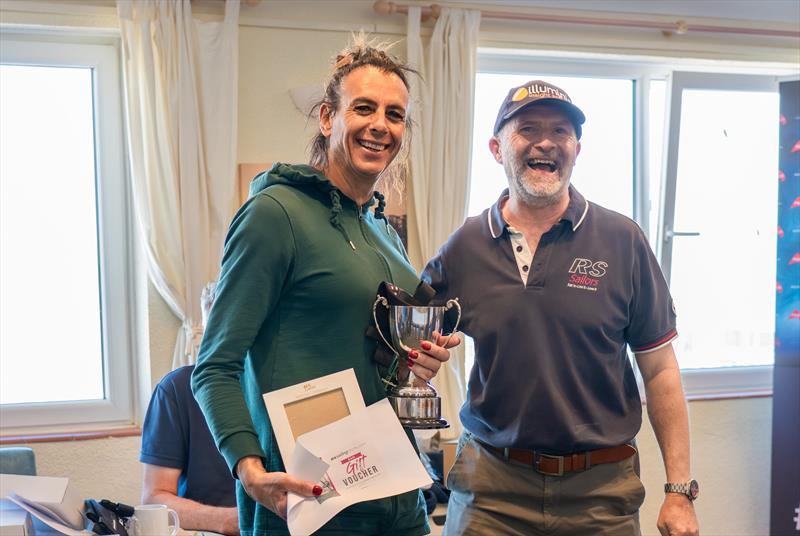 Michelle Collier-Brooks wins the Noble Marine RS Vareo Nationals at Paignton - photo © Tom Wildy Photos