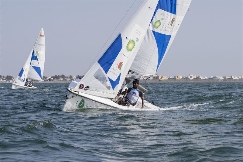 Para sailors and coaches have come together at the Mussanah Barceló resort photo copyright Oman Sail taken at Oman Sail and featuring the RS Venture class