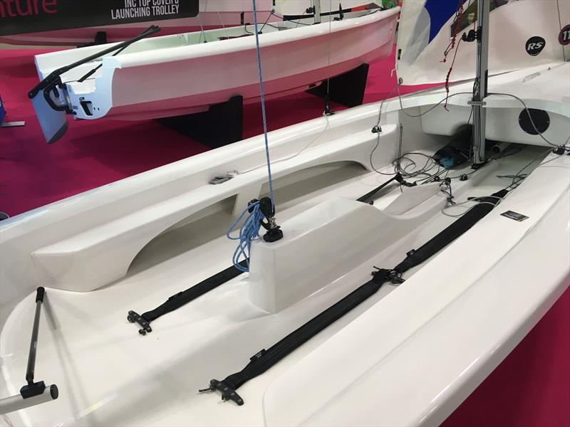 RS Venture without any specialist seating or centre console fitting (with centreboard instead of bulb keel) photo copyright Magnus Smith / YachtsandYachting.com taken at RYA Dinghy Show and featuring the RS Venture class