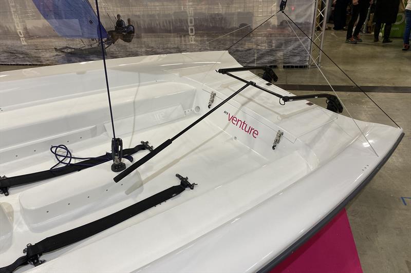 Standard internal layout for RS Venture (for able-bodied crew and helm) photo copyright Magnus Smith taken at RYA Dinghy Show and featuring the RS Venture class
