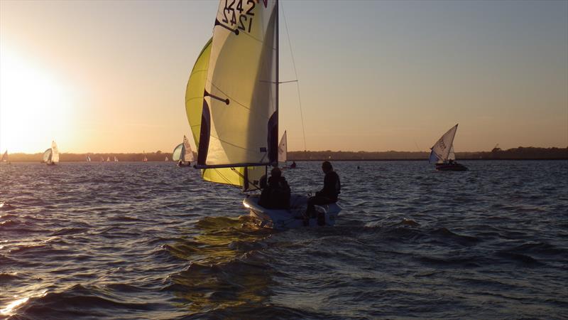 The Lymington Town SC Wednesday Early Points series starts photo copyright Jenny Howells taken at Lymington Town Sailing Club and featuring the RS Vision class