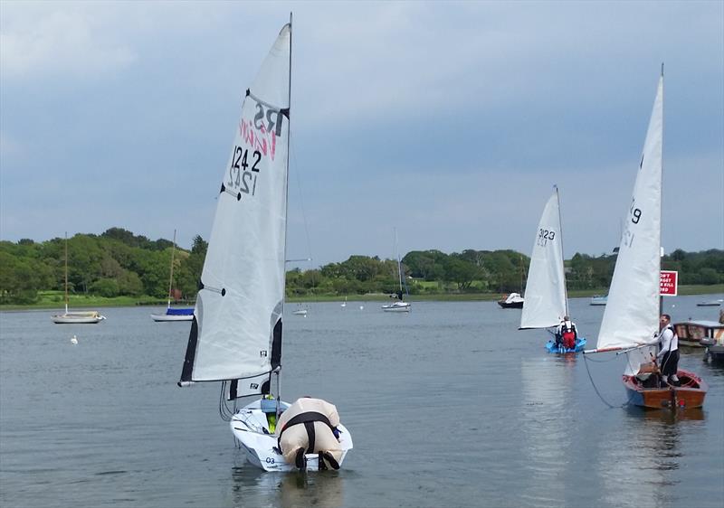 Andy Heissig sent off in style by LTSC with a 'Stag'-atta photo copyright Giles Chipperfield taken at Lymington Town Sailing Club and featuring the RS Vision class