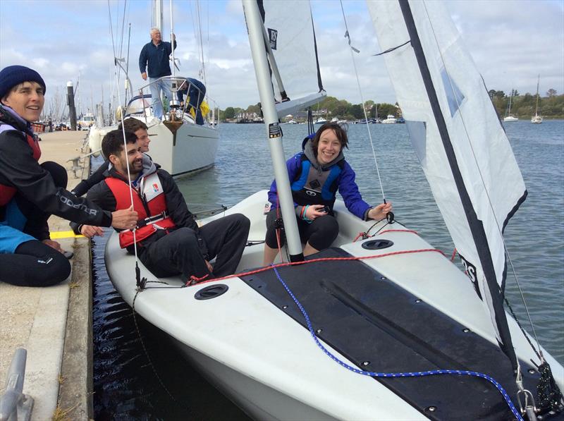 RYA Push the Boat Out event at Lymington Town SC photo copyright LTSC taken at Lymington Town Sailing Club and featuring the RS Vision class