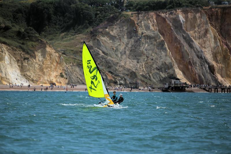 Thread the Needles day photo copyright Mark Jardine taken at Keyhaven Yacht Club and featuring the RS Zest class