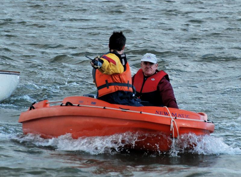 Greenwich Safety Boat in action photo copyright Greenwich Yacht Club taken at Greenwich Yacht Club and featuring the  class