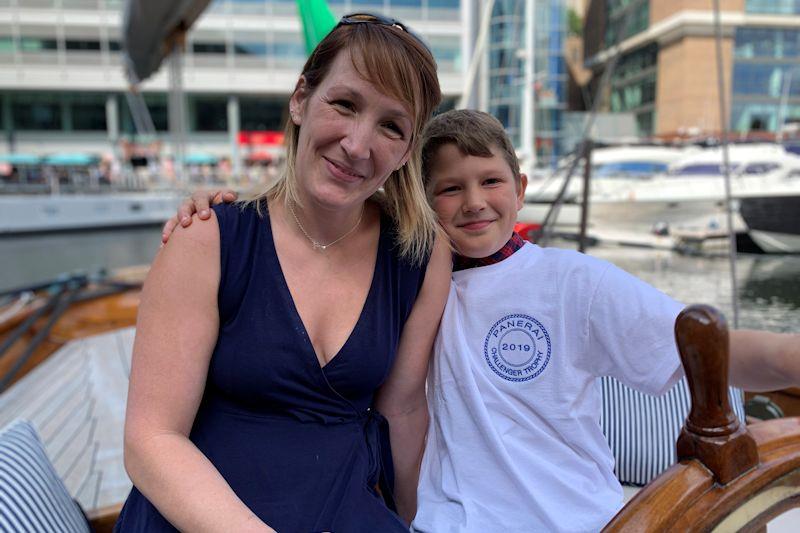 Bradley Pedrick (pictured with his mum, Cheryl) wins the Panerai Challenger Trophy 2019 - photo © OnBoard