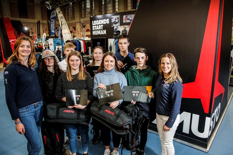Group shot - Musto stand photo copyright RYA Cymru-Wales taken at RYA Dinghy Show and featuring the  class
