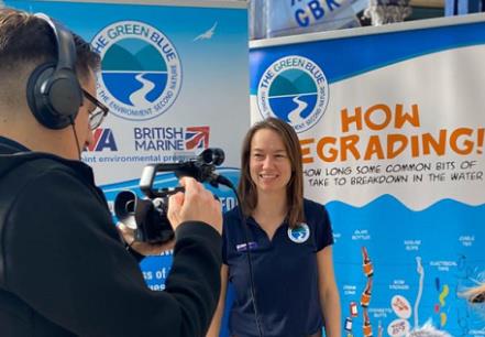 Kate Fortnam at the RYA Dinghy Show photo copyright RYA taken at Royal Yachting Association and featuring the  class