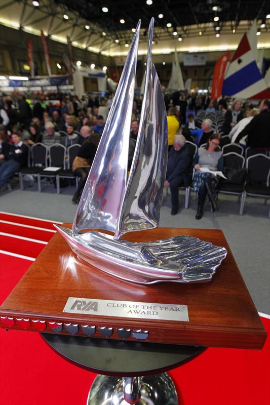 RYA Club of the Year trophy photo copyright Paul Wyeth / www.pwpictures.com taken at RYA Dinghy Show and featuring the  class