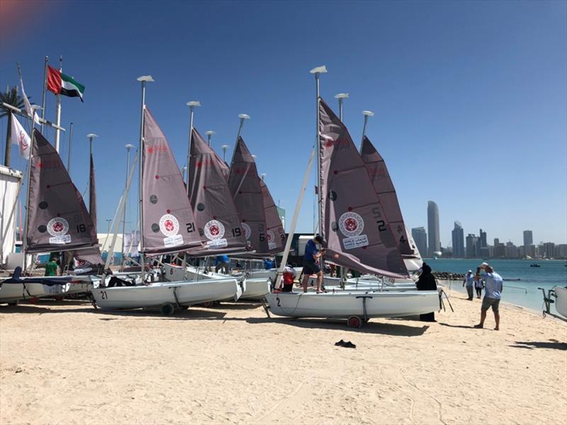 Cornich Beach - Special Olympics World Games photo copyright RYA Sailability taken at  and featuring the RYA Sailability class