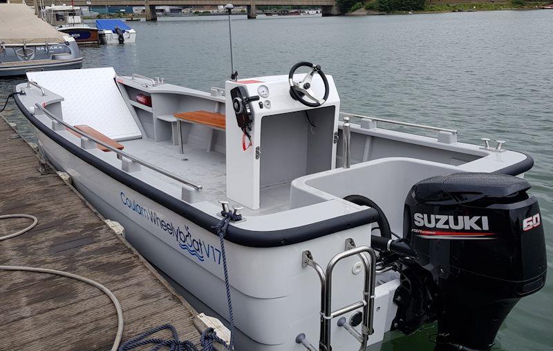 200th wheelchair accessible Wheelyboat is getting ready for use in North Wales photo copyright The Wheelyboat Trust taken at RYA Cymru-Wales and featuring the RYA Sailability class