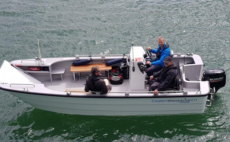 200th wheelchair accessible Wheelyboat is getting ready for use in North Wales photo copyright Joe McCarthy taken at RYA Cymru-Wales and featuring the RYA Sailability class