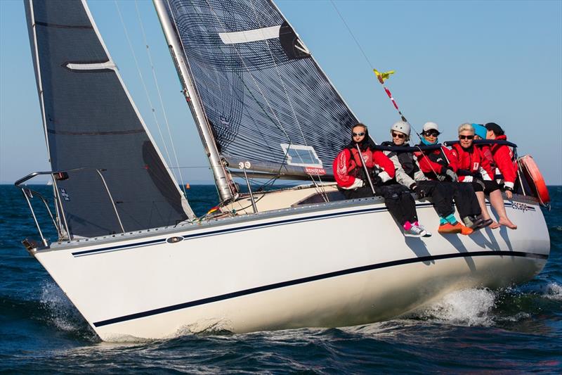 The Holly Farmer skippered Escape  - Australian Women's Keelboat Regatta photo copyright Bruno Cocozza / AWKR taken at Royal Melbourne Yacht Squadron and featuring the S80 class