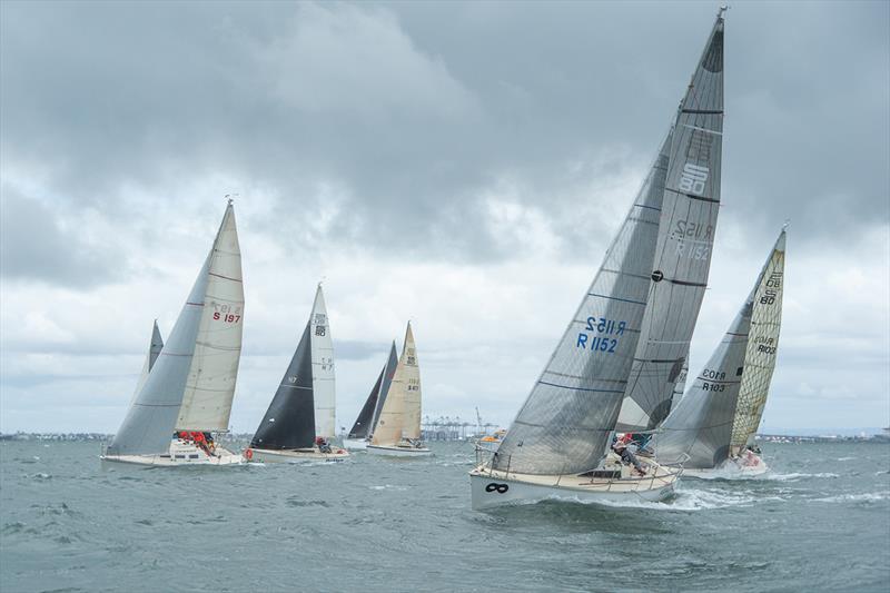 A solid fleet of S80s had some extremely tight racing across the weekend - Lipton Cup Regatta photo copyright Damian Paull taken at Royal Yacht Club of Victoria and featuring the S80 class