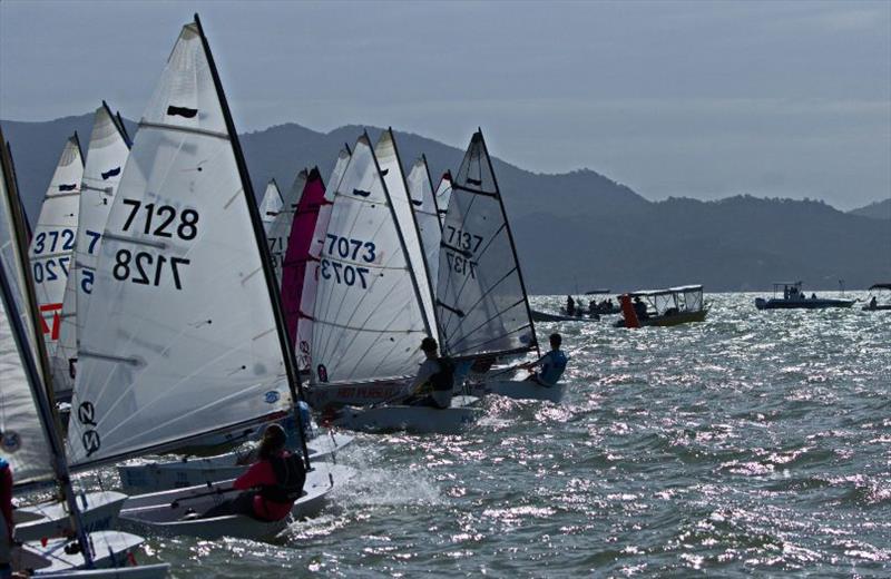 Sabot fleet - 57th Sabot Nationals and Sabot Week photo copyright R & A Sutton taken at Townsville Sailing Club and featuring the Sabot class