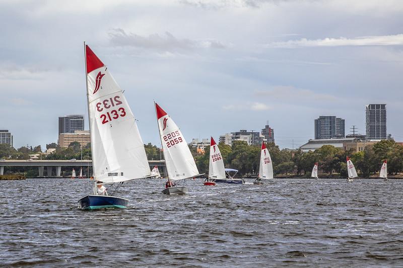 Sabre WA State Championships Heats 1 & 2 photo copyright David Ponton taken at Maylands Yacht Club and featuring the Sabre class