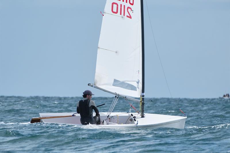 Hamish Cowell during the 2025 Victorian Sabre Championships photo copyright Stephen Cowell taken at Mount Martha Yacht Club and featuring the Sabre class