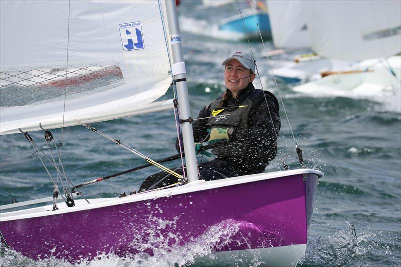 Philippa Danks during the 2025 Victorian Sabre Championships photo copyright Russell Bates taken at Mount Martha Yacht Club and featuring the Sabre class