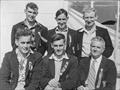 Frith Sanders Cup crew Jack Cropp (back third on right), front from left Peter Mander, Graham Mander © Mander Family Archives