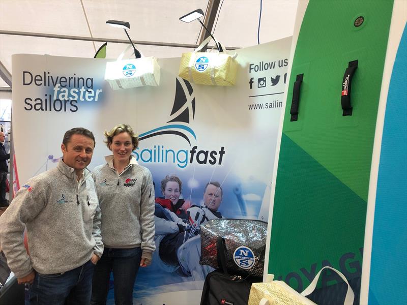 Emma and Duncan at the Kip Boat Show - photo © Sailingfast