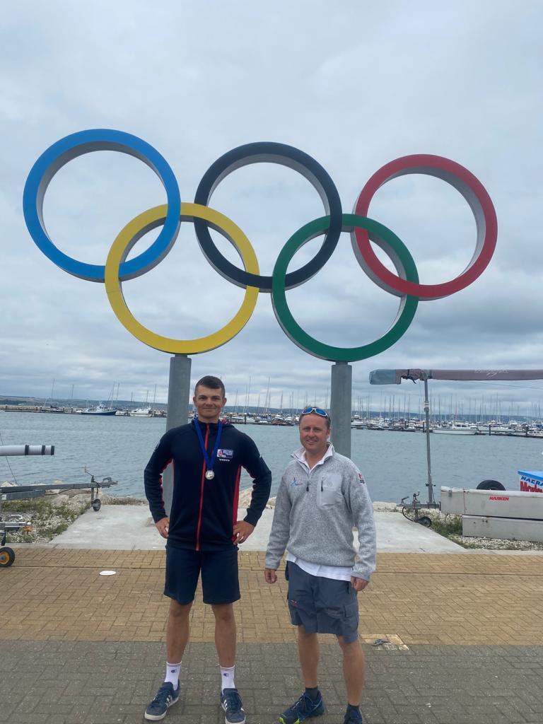 Sam Whaley and Duncan at the WPNSA photo copyright Sailingfast taken at Weymouth & Portland Sailing Academy and featuring the  class