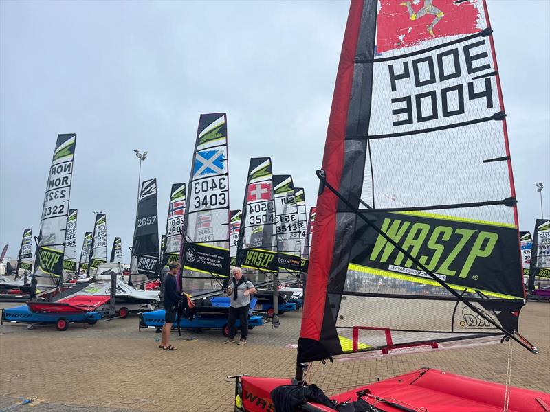 The WASZP fleet take over the WPNSA - photo © Duncan Hepplewhite