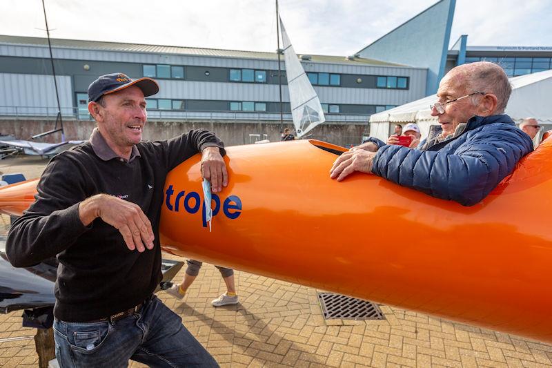 Weymouth Speed Week 2022: Paul Larsen and James Gregono photo copyright Pete Davis taken at Weymouth & Portland Sailing Academy and featuring the Sailrocket class