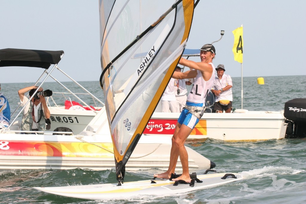 Tom Ashley - Qingdao RS:X Medal Race photo copyright Richard Gladwell www.photosport.co.nz taken at  and featuring the  class