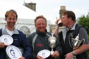 Stuart Childerley and his crew Simon Russell and Roger Marino photo copyright Etchells Class http://www.etchells.org.au taken at  and featuring the  class