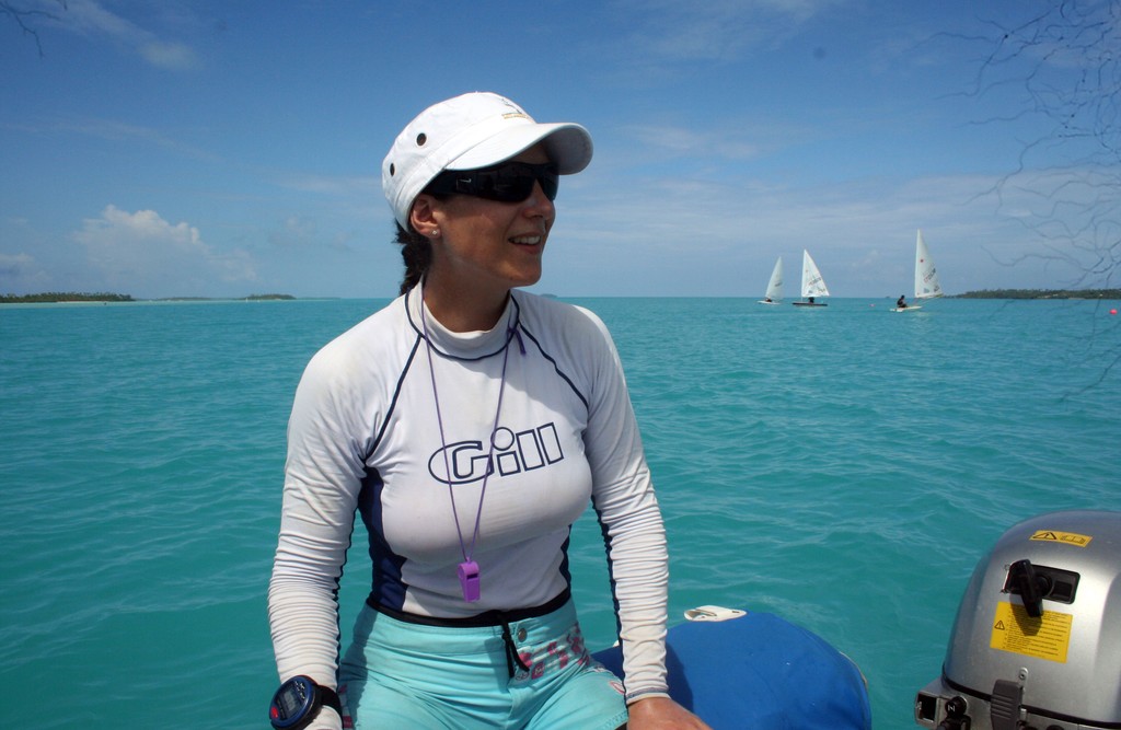 Cook Island Coach Laura Baldwin photo copyright Anne Tierney taken at  and featuring the  class