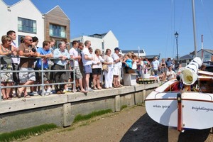 Launch of White Spirit. Image: Carolyne Archer photo copyright SW taken at  and featuring the  class