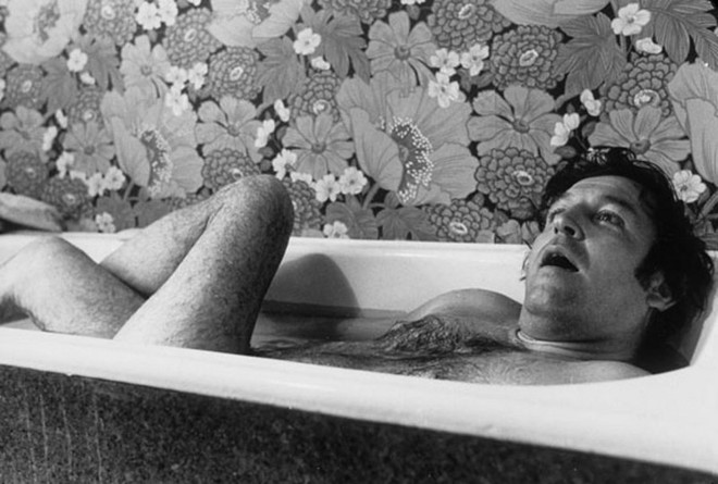 Dan Nerney took this shot of Bob, recovering in a bath after particularly cold Cowes Week in 1979 © Dan Nerney http://www.dannerneyphoto.com