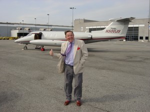 June trip US - Bob with his jet photo copyright Larry Keating taken at  and featuring the  class