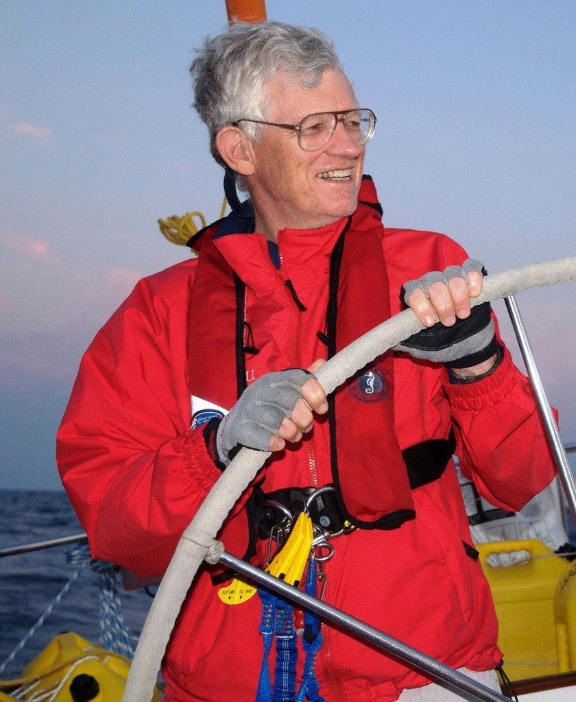 Newport Bermuda Race historian John Rousmaniere enjoys a return trip from Bermuda. He has sailed nine races and made many return trips home. He is the author of the race history, A Berth to Bermuda. - photo © Richard Pisano Jr