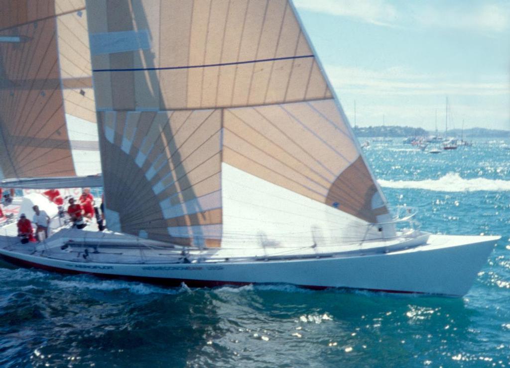 The unique low-slung look of Fazisi - a boat that turned heads. - Yandex-SpeedDream to debut during Cowes Week - photo © Brian Hancock