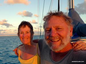 Jack and Jude aboard the SY Banyandah - Exploring the Coral Sea - photo © Jack Binder